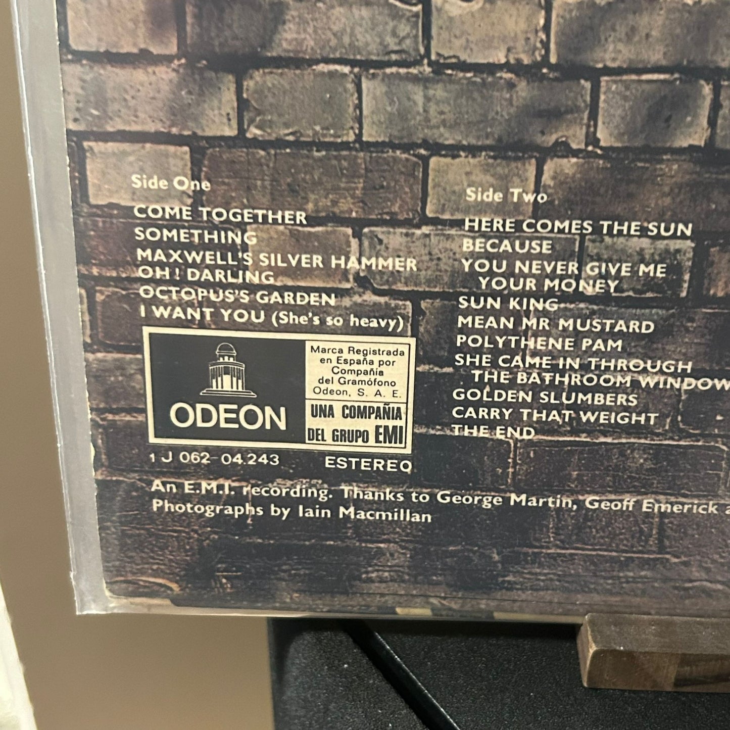 The Beatles - Abbey Road (LP, España, 1969)