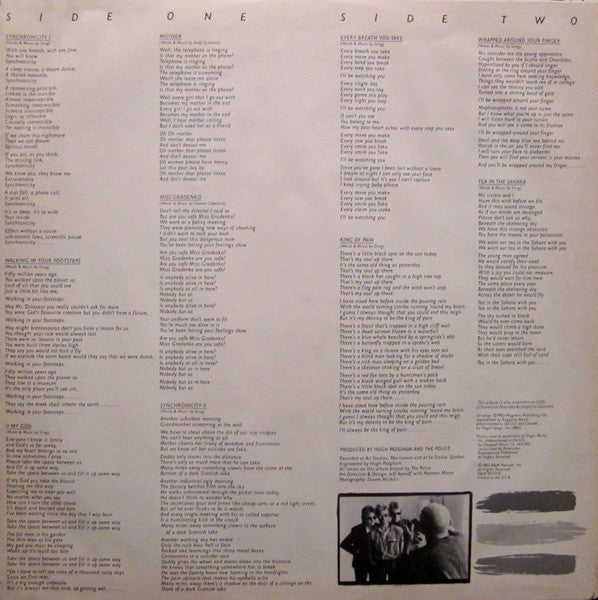 The Police - Synchronicity (LP, USA, 1983)